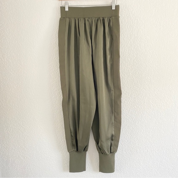 Ted Baker Samiey Ruched Side Satin Top, Green - Picture 10 of 12